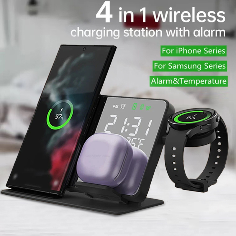 Iwatch Smartwatch - 무선 충전기 알람 시계 스탠드 고속