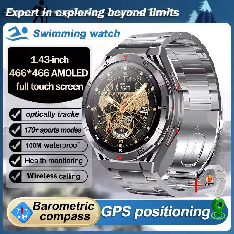 Smartwatch Watches Best Gift For Men - 레아도이즈 X2B 남성용 러기드 스마트워치 GPS