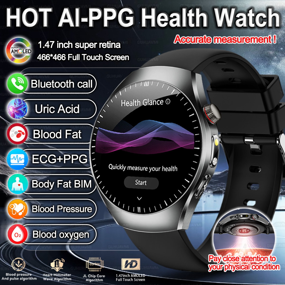Smartwatch Watches For Women Brands - 신제품 2026 업그레이드 건강 검사 스마트워치
