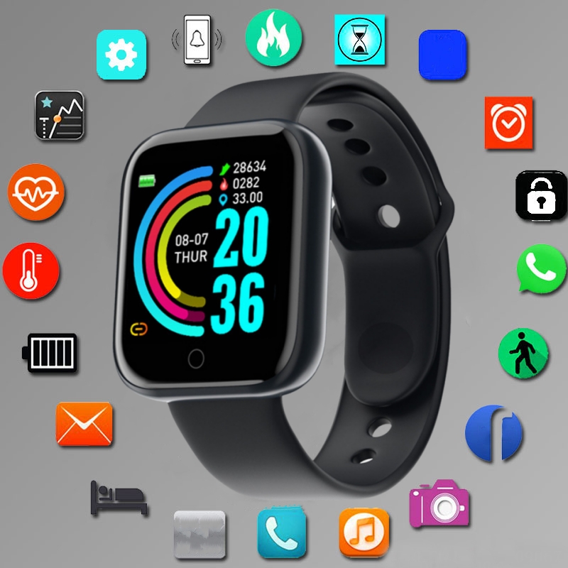 Watch Smartwatch Android - 스마트 워치 남녀공용 스포츠 모드 음악