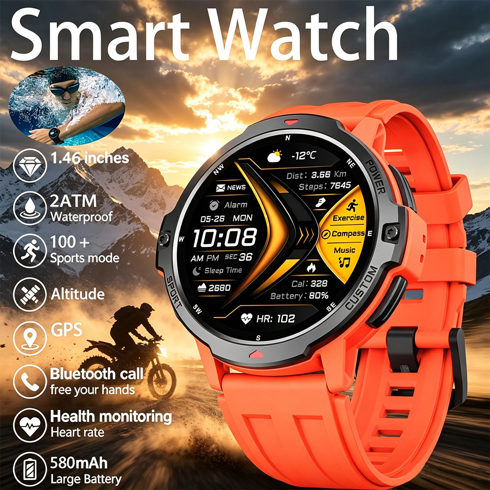 Smartwatch Timex Watches For Women - 새로운 6축 자이로스코프 군용 GPS 스마트워치