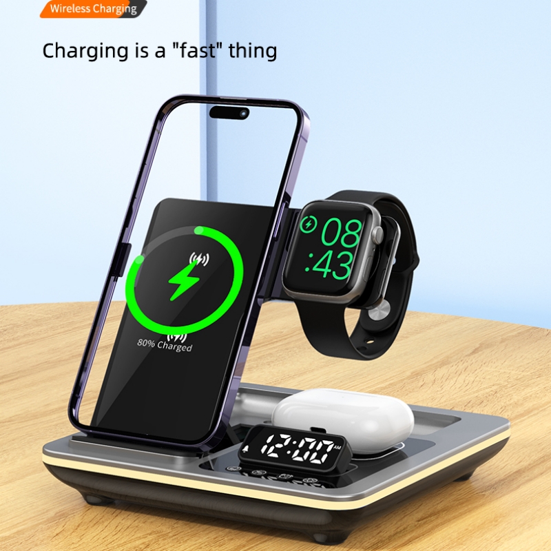 5 in 1 따뜻한 조명 무선 충전 도크 고속 충전 스 - Iwatch Smartwatch 리뷰 및 가격