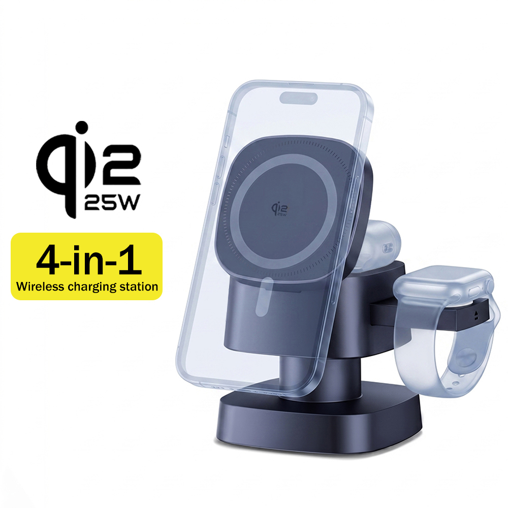 Qi2.2 25W 4 in 1 마그네틱 무선 충전 스탠 - Iwatch Smartwatch 리뷰 및 가격