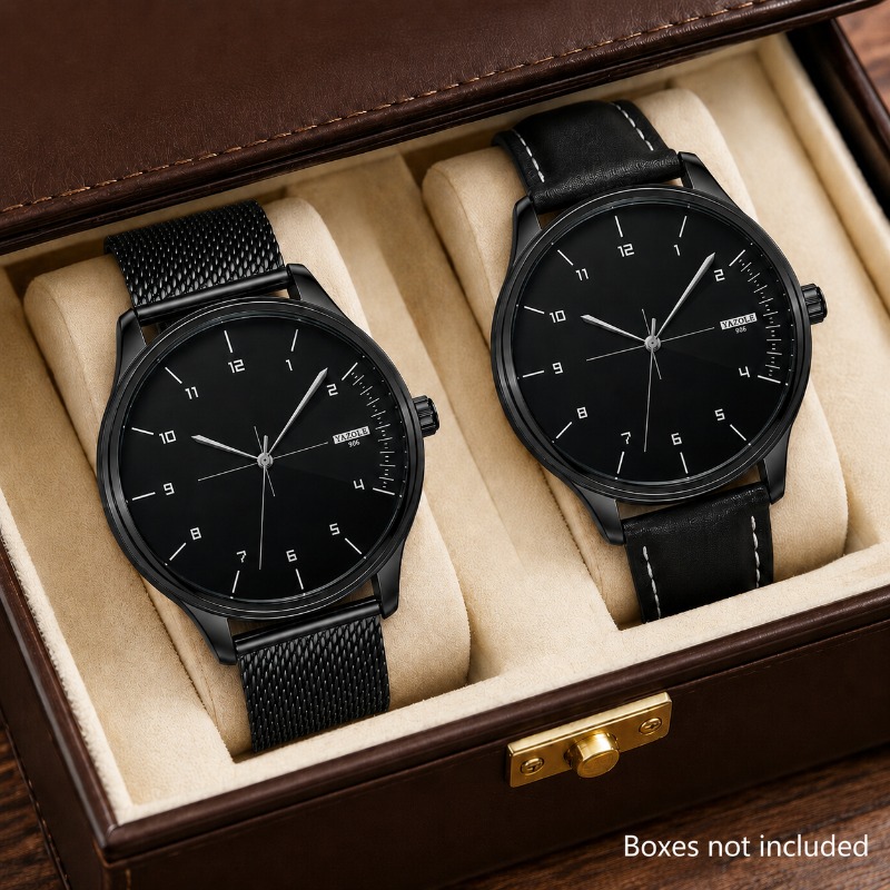 2개 세트 야졸 남성 비즈니스 시계 패션 합금 케이스  - Smartwatch Watches Best Gift For Men 리뷰 및 가격