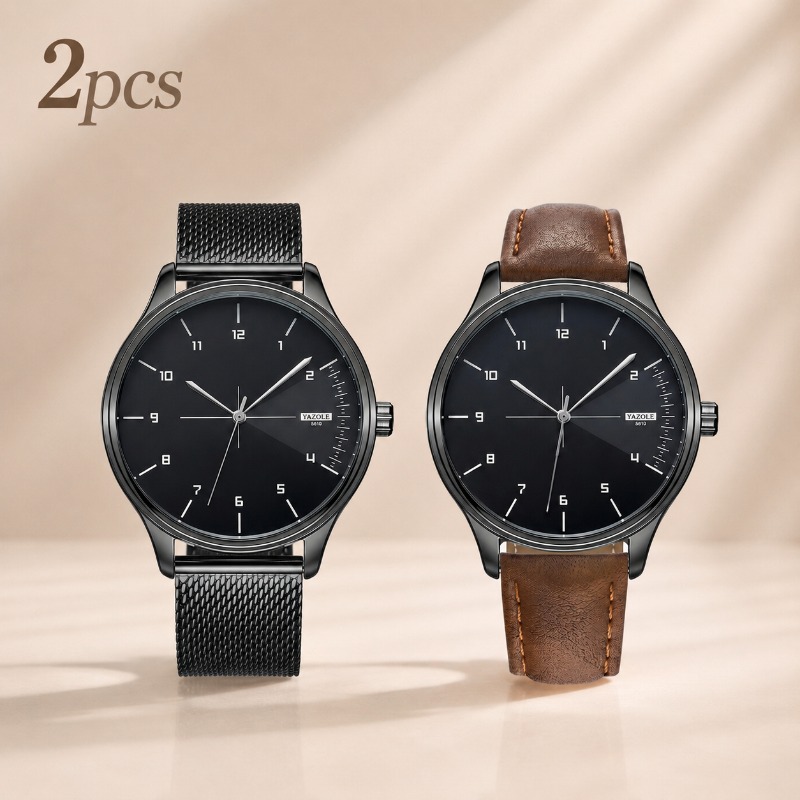 2개 세트 야졸 남성 비즈니스 시계 패션 합금 케이스  - Smartwatch Watches Best Gift For Men 리뷰 및 가격