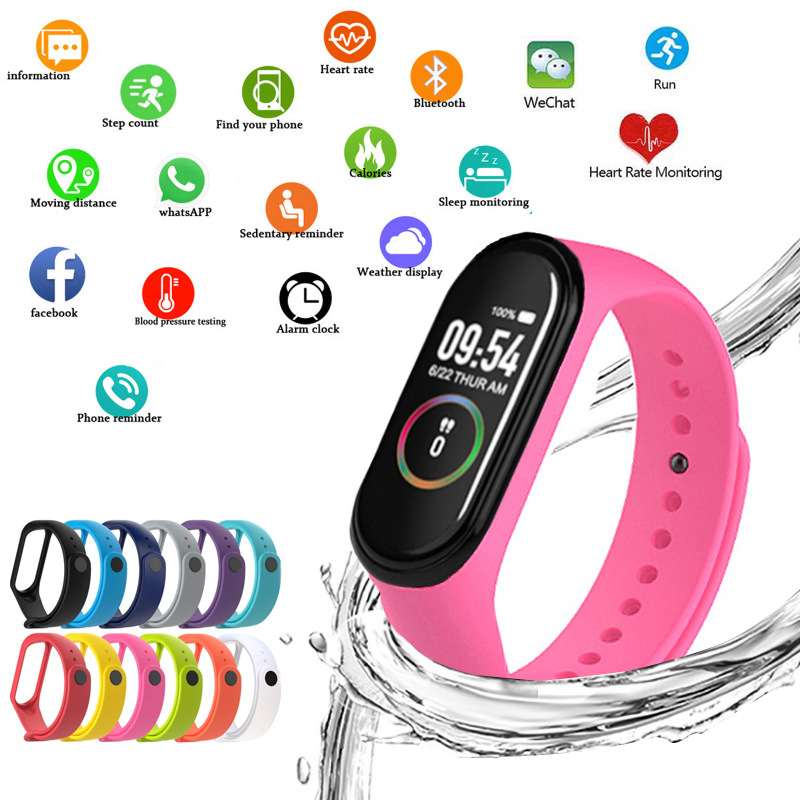 M4 스마트 시계 여성을위한 스포츠 팔찌 LED 스크린 - Smartwatch Watches For Women Brands 리뷰 및 가격