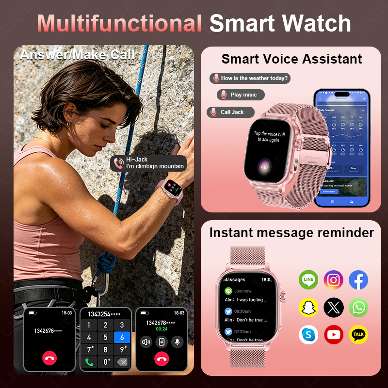2026년 신형 1400mAh 대용량 배터리 스마트워치 - Smartwatch New Watches For Women 리뷰 및 가격