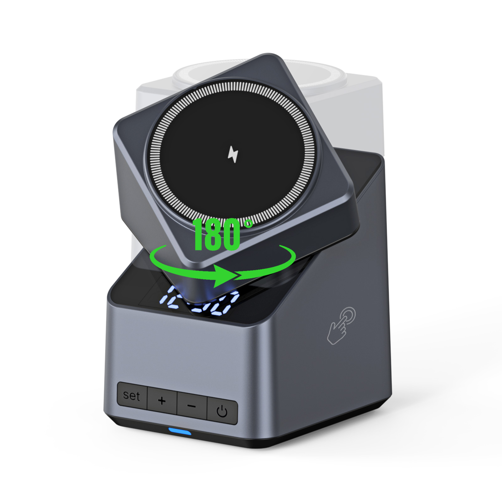 자기 4 in 1 자동 회전 무선 충전기 Iphone  - Iwatch Smartwatch 리뷰 및 가격