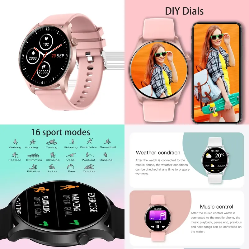 SENBONO MAX8 남성용 스마트 시계 여성용 음악 - Watch Smartwatch Android 리뷰 및 가격