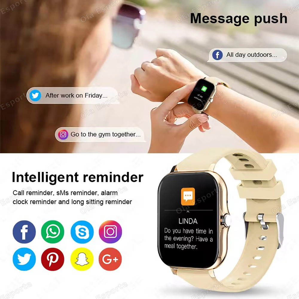 스마트워치 안드로이드 IOS 폰 1.83인치 컬러 스크 - Smartwatch New Watches For Women 리뷰 및 가격