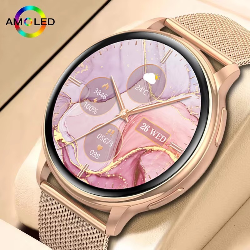 스마트 풀 서큘러 패션 시계 블루투스 통화 신형 디지털 - Smartwatch Timex Watches For Women 리뷰 및 가격