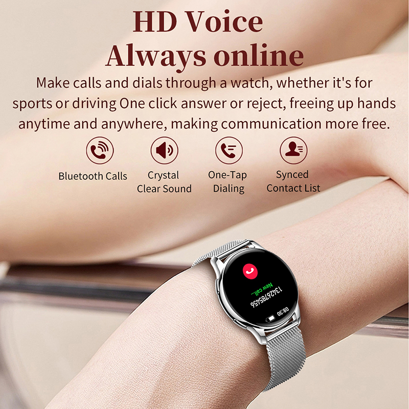 스마트 풀 서큘러 패션 시계 블루투스 통화 신형 디지털 - Smartwatch Timex Watches For Women 리뷰 및 가격
