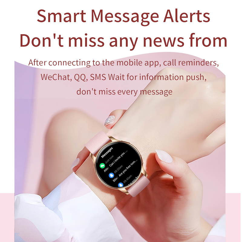 스마트 풀 서큘러 패션 시계 블루투스 통화 신형 디지털 - Smartwatch Timex Watches For Women 리뷰 및 가격